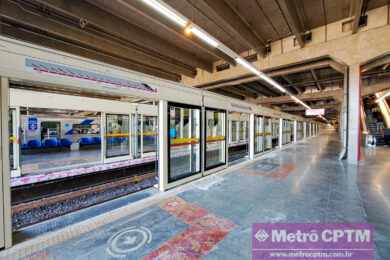 Veja como ficou a estação Palmeiras-Barra Funda com portas de plataforma