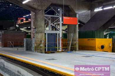 Novo elevador da estação Palmeiras Barra Funda (Jean Carlos)