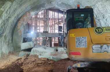 Primeiro túnel da estação Orfanato concluído pelo Metrô (Metro SP)