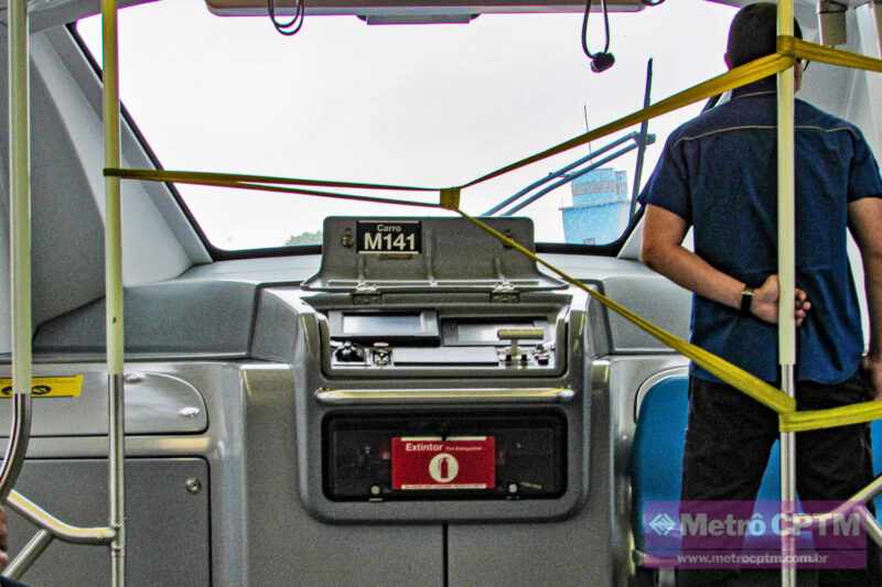 O trem da Linha 15 foi projetado para operar sem condutor