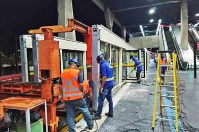 Metrô inicia instalação da segunda fachada de portas de plataforma em Bresser-Mooca