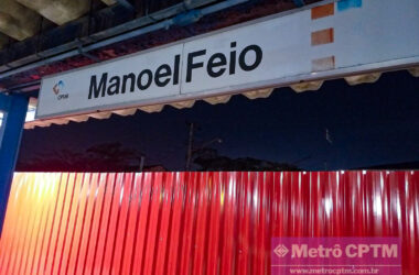 Estação Engenheiro Manoel Feio está passando por reformas (Jean Carlos)