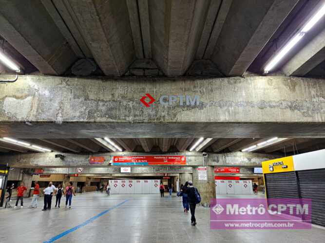 Nova iluminação na Estação Brás (Jean Carlos)