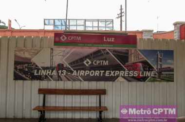 Plataforma do Expresso Aeroporto na estação Luz (Jean Carlos)