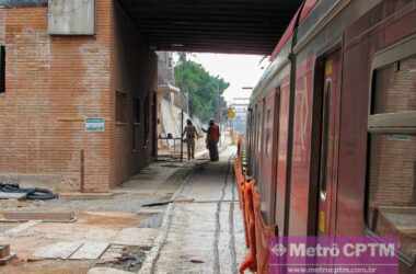 Obras de adequação da plataforma 5 da estação Luz (Jean Carlos)