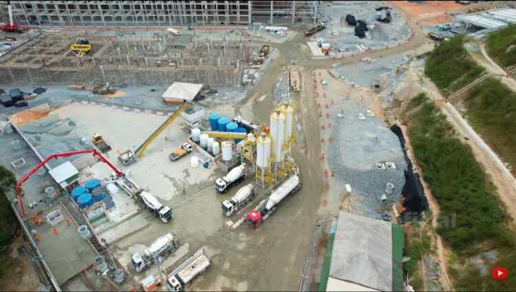 Usina de concreto (iTechdrones)
