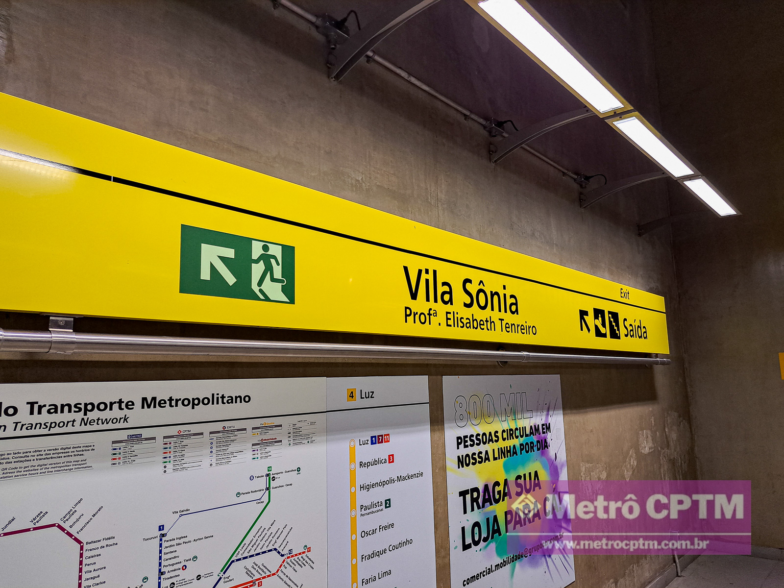 Estação Vila Sônia estará aberta para embarque e desembarque na madrugada (Jean Carlos)