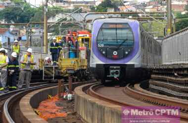 Operação e manutenção ocorrendo na Linha 5-Lilás (Jean Carlos)