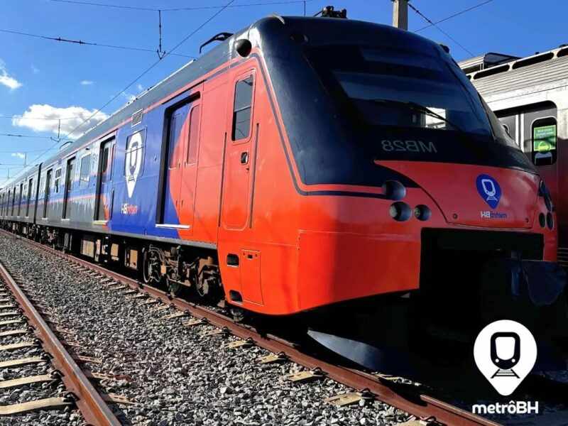 Composição repaginada do Metrô BH (Metrô BH)