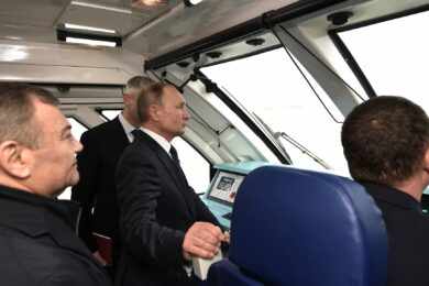 Presidente russo Vladimir Putin tem optado por viagens ferroviárias