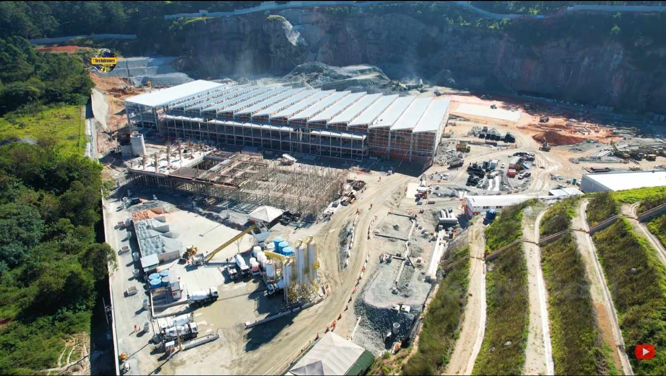 Pátio Morro Grande ultrapassa 50% de conclusão (iTechdrones)