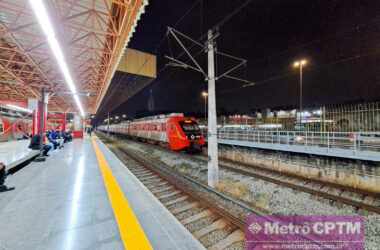 Nova iluminação da estação Guaianases (Jean Carlos)