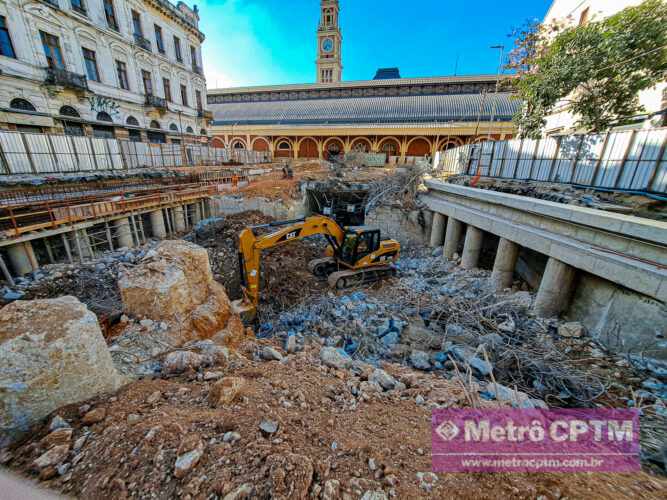 Acesso da Avenida Casper Libero em demolição (Jean Carlos)