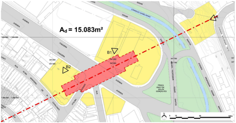 Implantação da estação Jardim Brasília (Metrô SP)