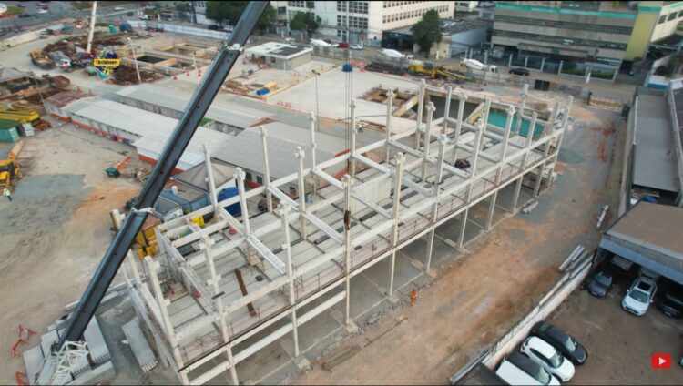 Prédio operacional da estação Santa Marina (iTechdrones)
