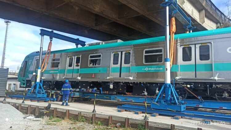 Terceira nova composição da Alstom (ViaMobilidade)