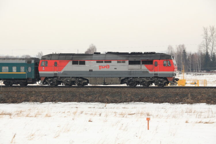 TEP70BS, modelo de locomotiva utilizado nas viagens russas