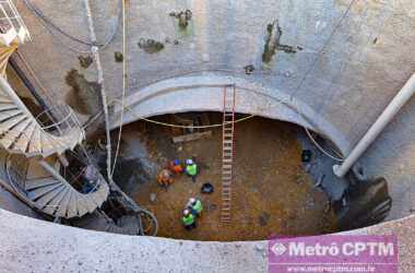 Obras para construção do novo túnel da estação Luz (Jean Carlos)