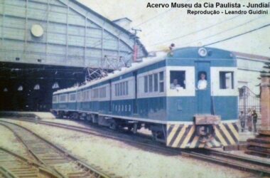 Com custo de "R$ 10" poderia pegar o trem do centro de São Paulo até Autodromo (Acervo Museu Cia. Paulista)