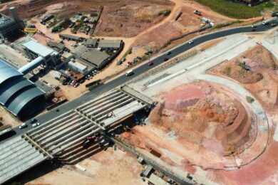 Viaduto e complexo viário da estação Varginha (iTechdrones)