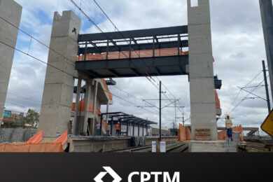 Obras da estação Engenheiro Manoel Feio (Pedro Moro)