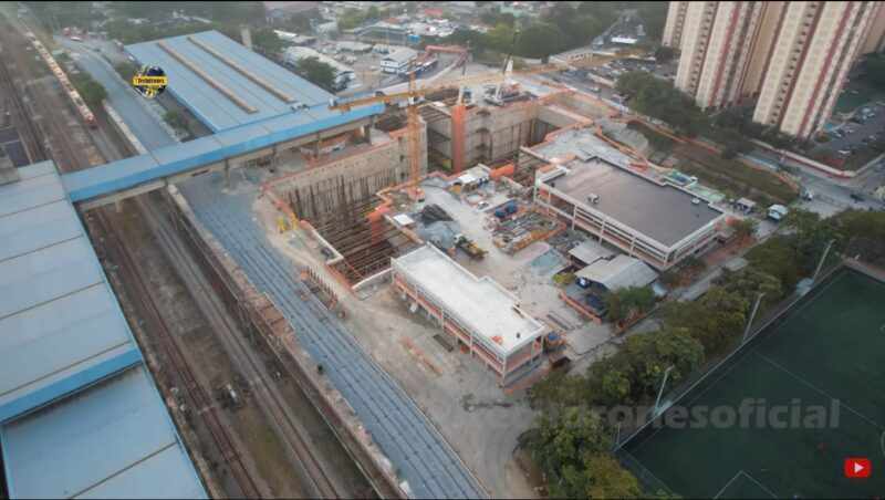 Construção da estação Penha (iTechdrones)