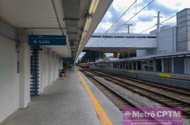 Plataforma sentido Rio Grande da Serra da estação Utinga será interditada (Jean Carlos)