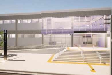 Fachada da estação Ambuitá (ViaMobilidade)