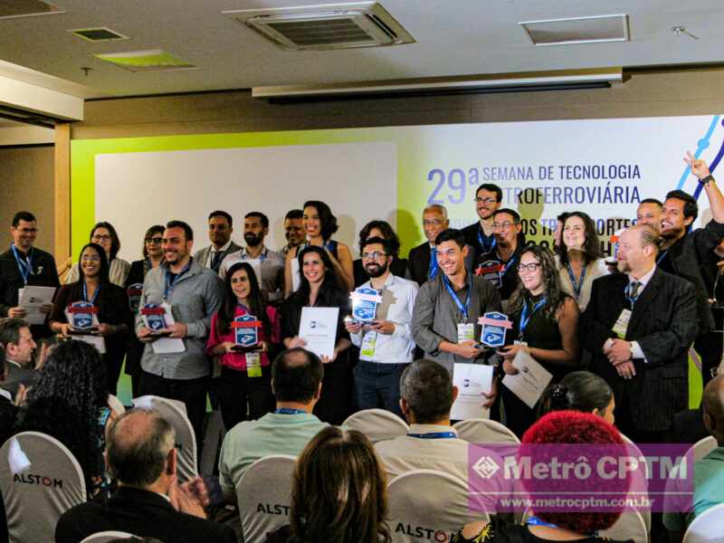 Finalistas do 10º Premio de Tecnologia e Desenvolvimento Metroferroviário (Jean Carlos)