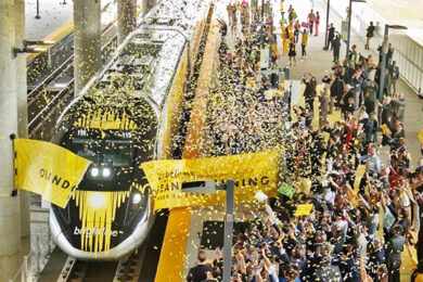 Trem regional que liga Miami a Orlando começou a operar na sexta-feira, 22