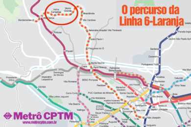 Governo Tarcísio dá luz verde para estudos de duas novas estações da Linha 6-Laranja