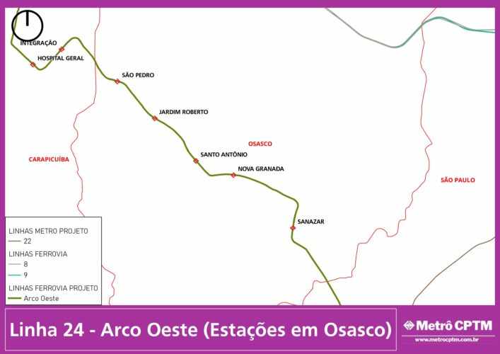 Estações da Linha 24-Arco Oeste em Osasco (Jean Carlos)
