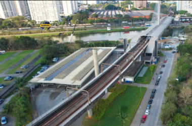 Placas solares no terminal Guido Caloi (iTechdrones)