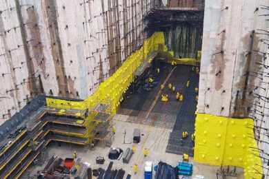 Concretagem gigante da estação Guilherme Giorgi, da Linha 2-Verde, só deve ser concluída em fevereiro