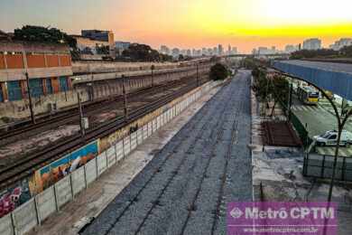 Vias serão desviadas na altura da estação Penha (Jean Carlos)