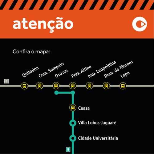 ViaMobilidade vai operar com Paese no final de semana (ViaMobilidade)