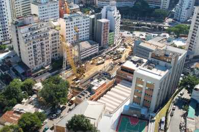 LinhaUni mantém plano de contar com estação 14 Bis liberada para passagem do tatuzão