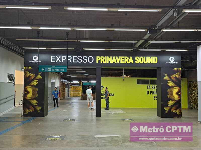 Expresso Primavera Sound transportou 4,4 mil passageiros (Jean Carlos)