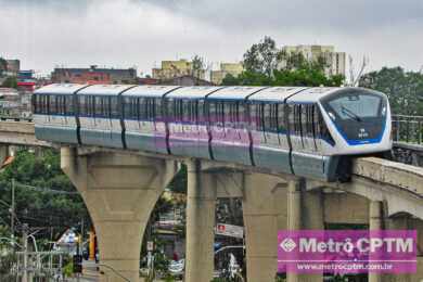 Consórcio Expreso Monotrilho Leste receberá mais R$ 18 milhões na Linha 15-Prata