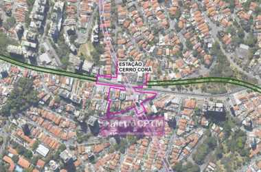 Local onde ficará a futura estação Cerro Corá, ligação das linhas 2-Verde e 20-Rosa (CMSP)