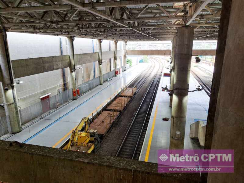 Telhado da estação Brás será reformado (Jean Carlos)