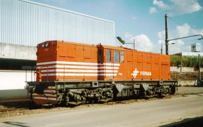 Locomotiva LEW padrão II da Fepasa (Alexandre Pisciottano)
