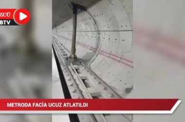 Broca perfurou túnel do Metrô na Turquia (Sözcü)