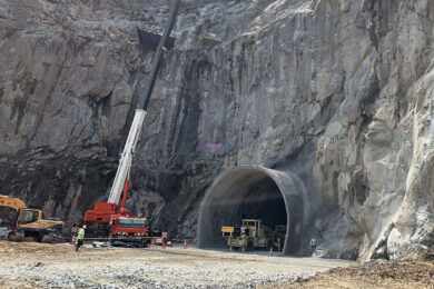 Acciona já escavou mais de 1.300 metros de túneis a partir do pátio Morro Grande