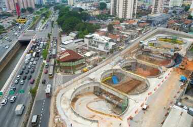 Estação Aricanduva, a penúltima da expansão até Penha (iTechdrones)