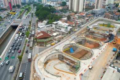 Estação Aricanduva, a penúltima da expansão até Penha (iTechdrones)