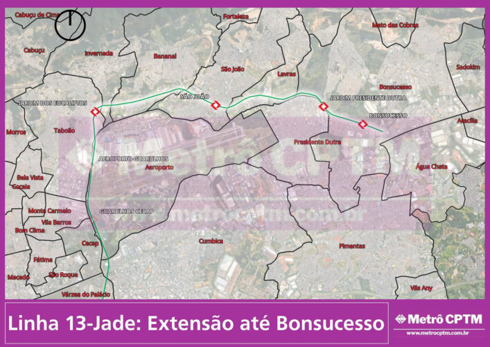 Extensão da Linha 13-Jade para Bonsucesso (Jean Carlos)