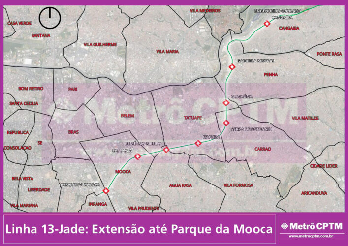 Extensão da Linha 13-Jade para Parque da Mooca (Jean Carlos)