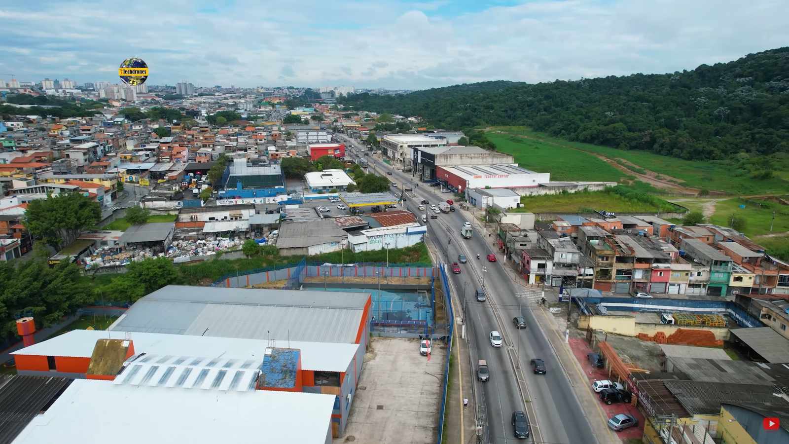 Avenida Ragueb Chohfi em Março/2024 (iTechdrones)