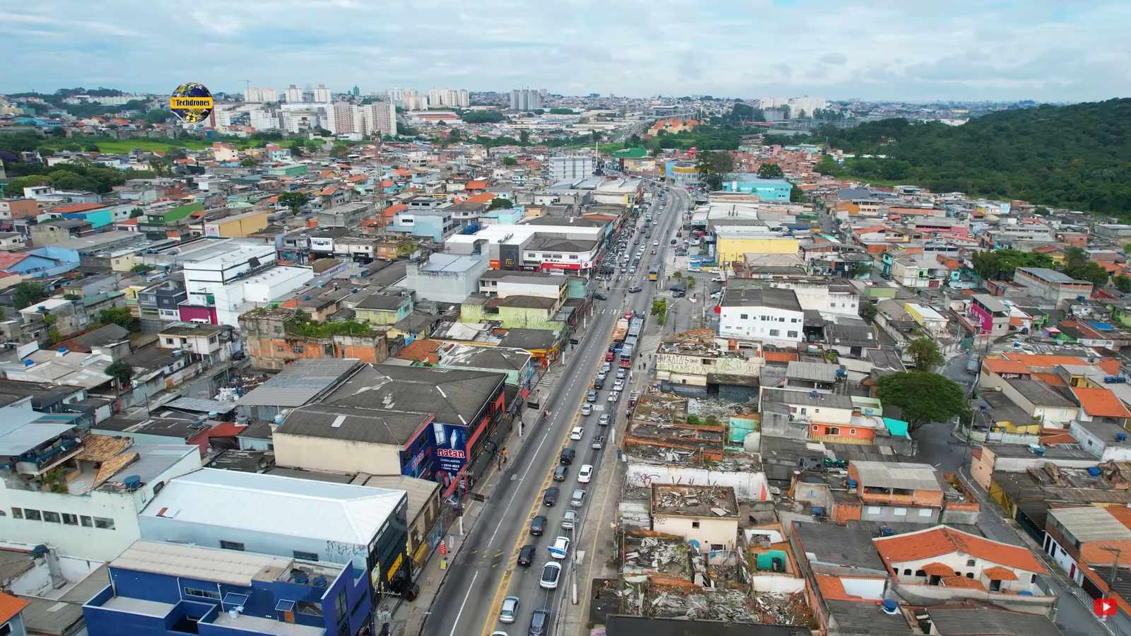 Avenida Ragueb Chohfi em Março/2024 (iTechdrones)